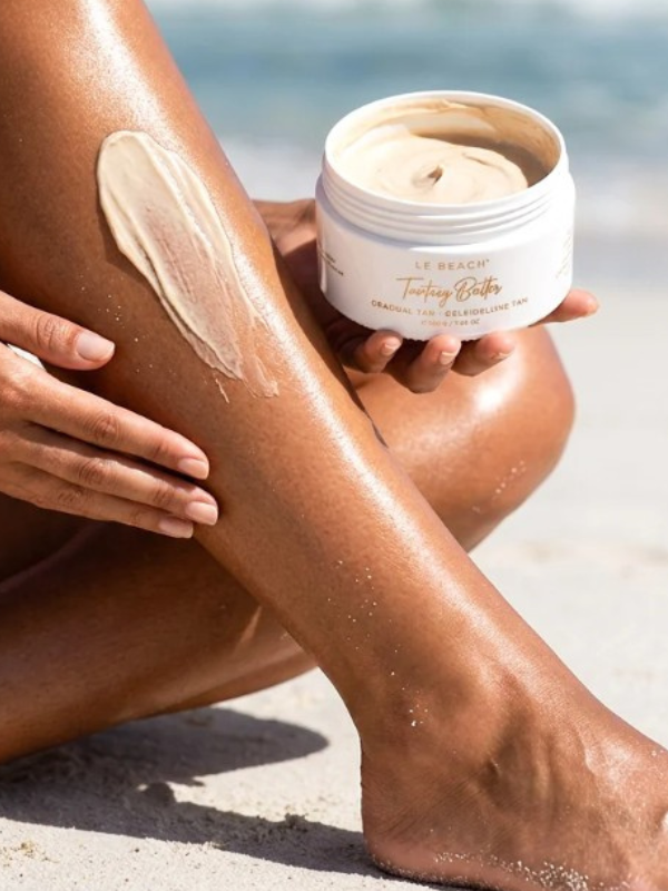 Nyheter i sortimentet Le Beach Tantasy Butter -  Ett vårdande selftanning body butter som gradvis bygger upp en bronston! Läs mer