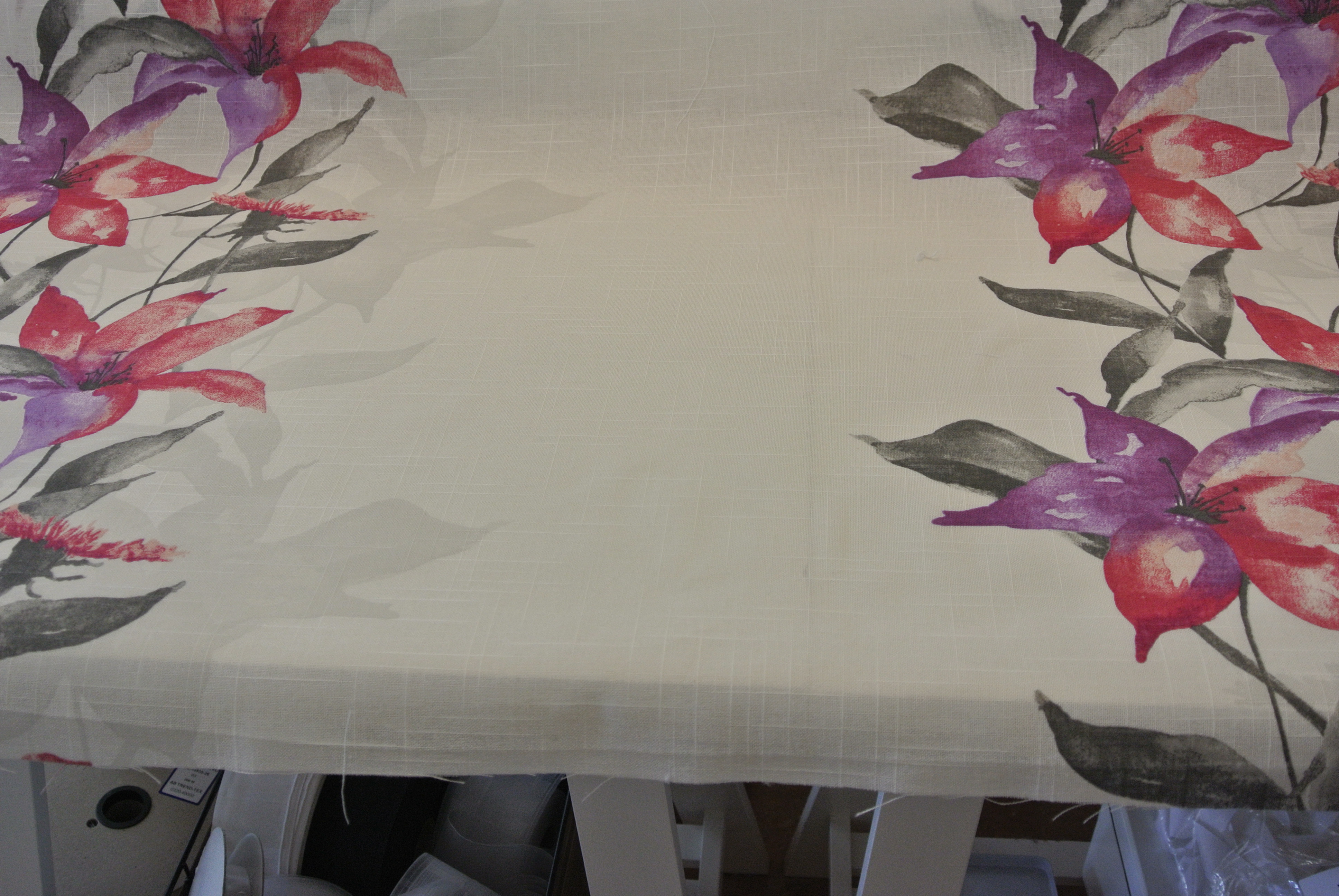  ljus botten med blommor i rosa och lila - 3