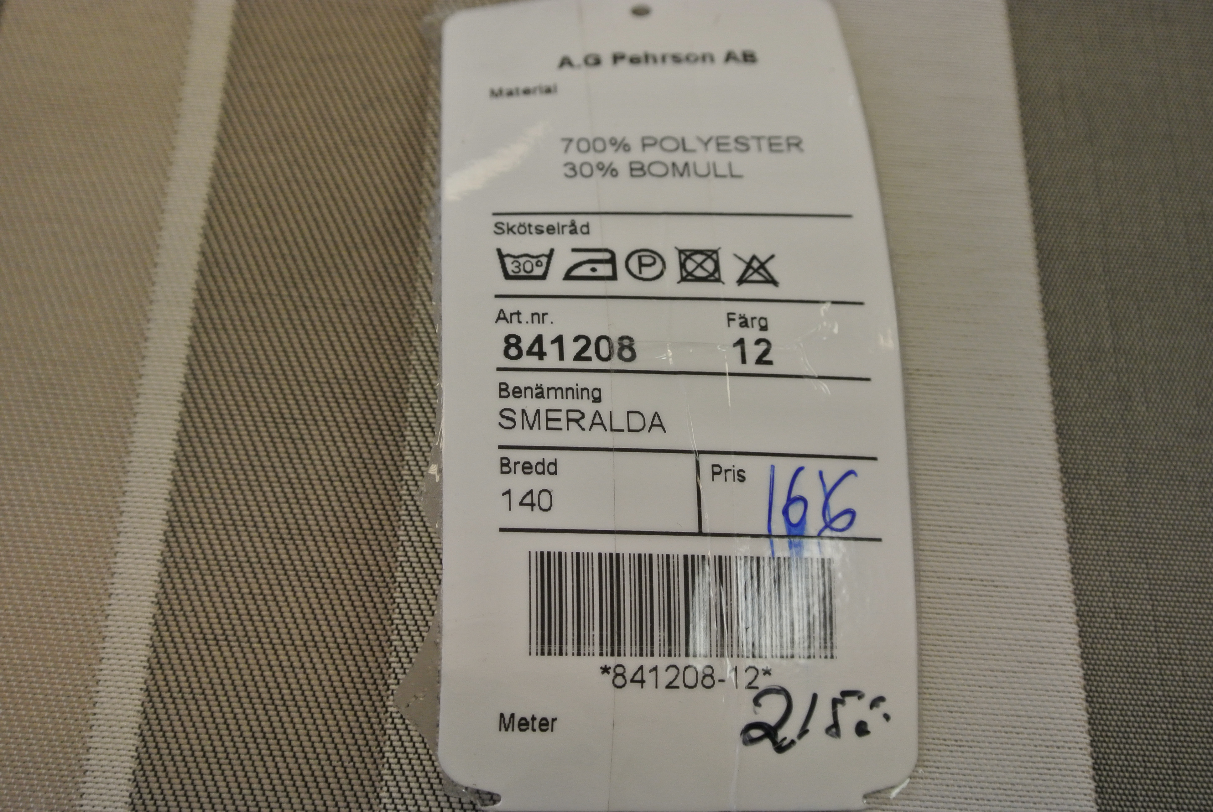Smeralda beiga toner i rand - 2