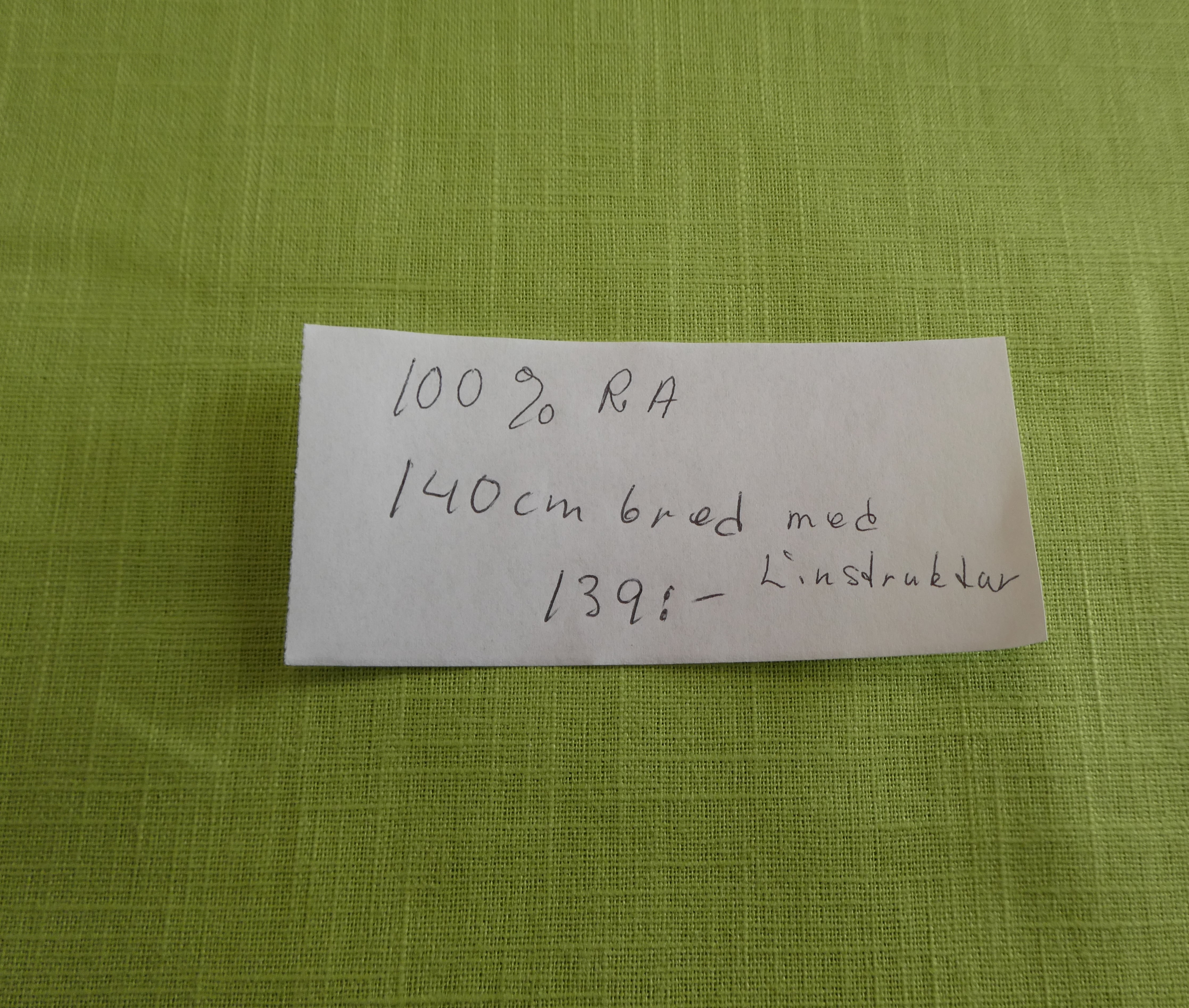 Laimgrön enfärgad med linstruktur - 2