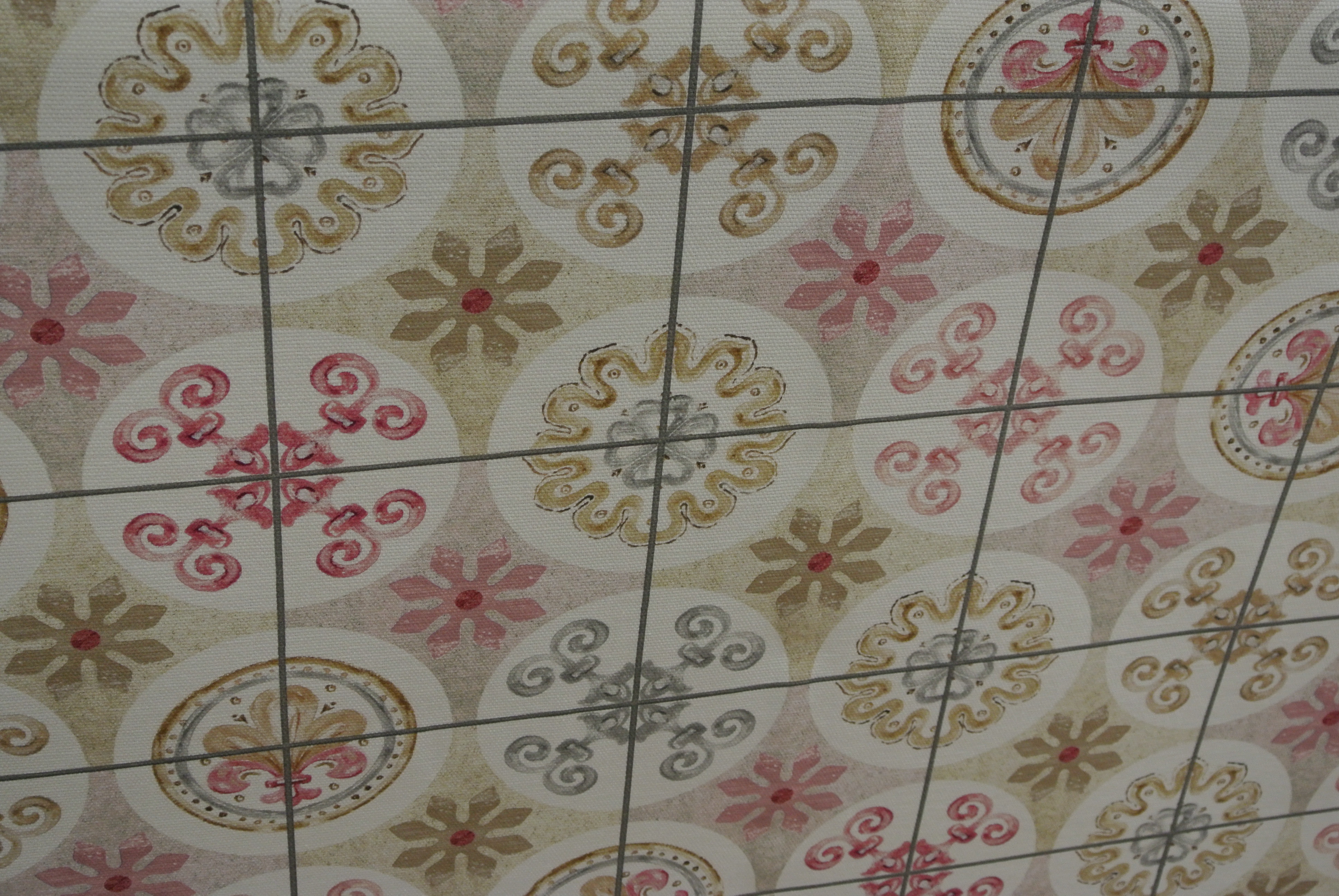 ljus botten med blommor i rosa toner - 2