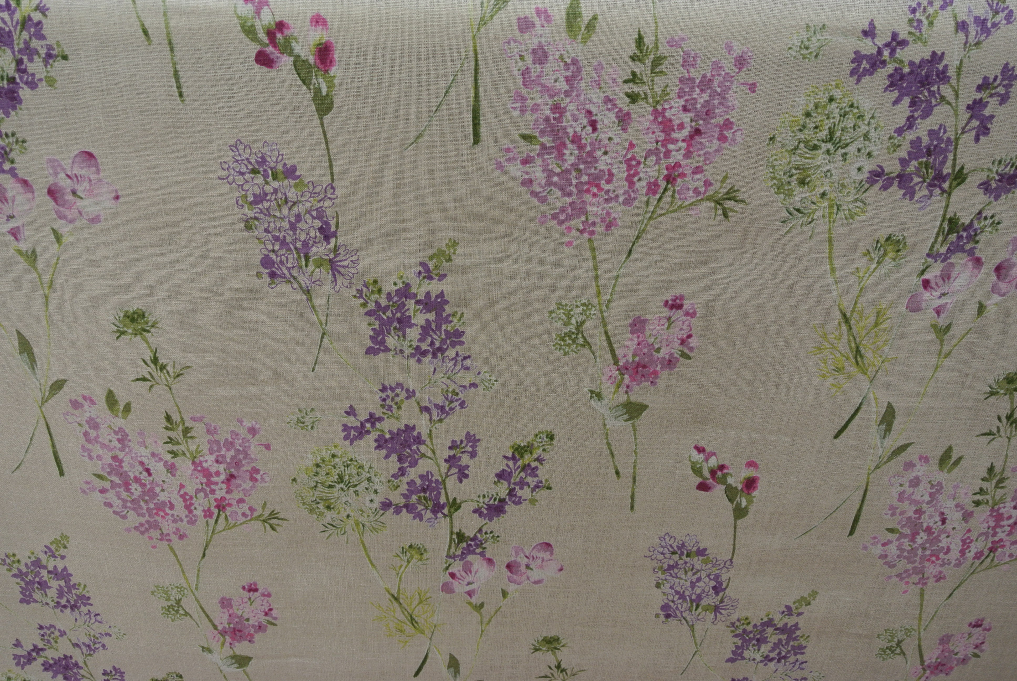 naturfärgad botten med blommor i lilatoner - 2