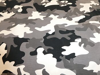 kamuflachfärgad tshirttyg i gråa toner