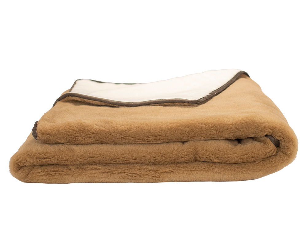 Wool blanket CAMEL - 2