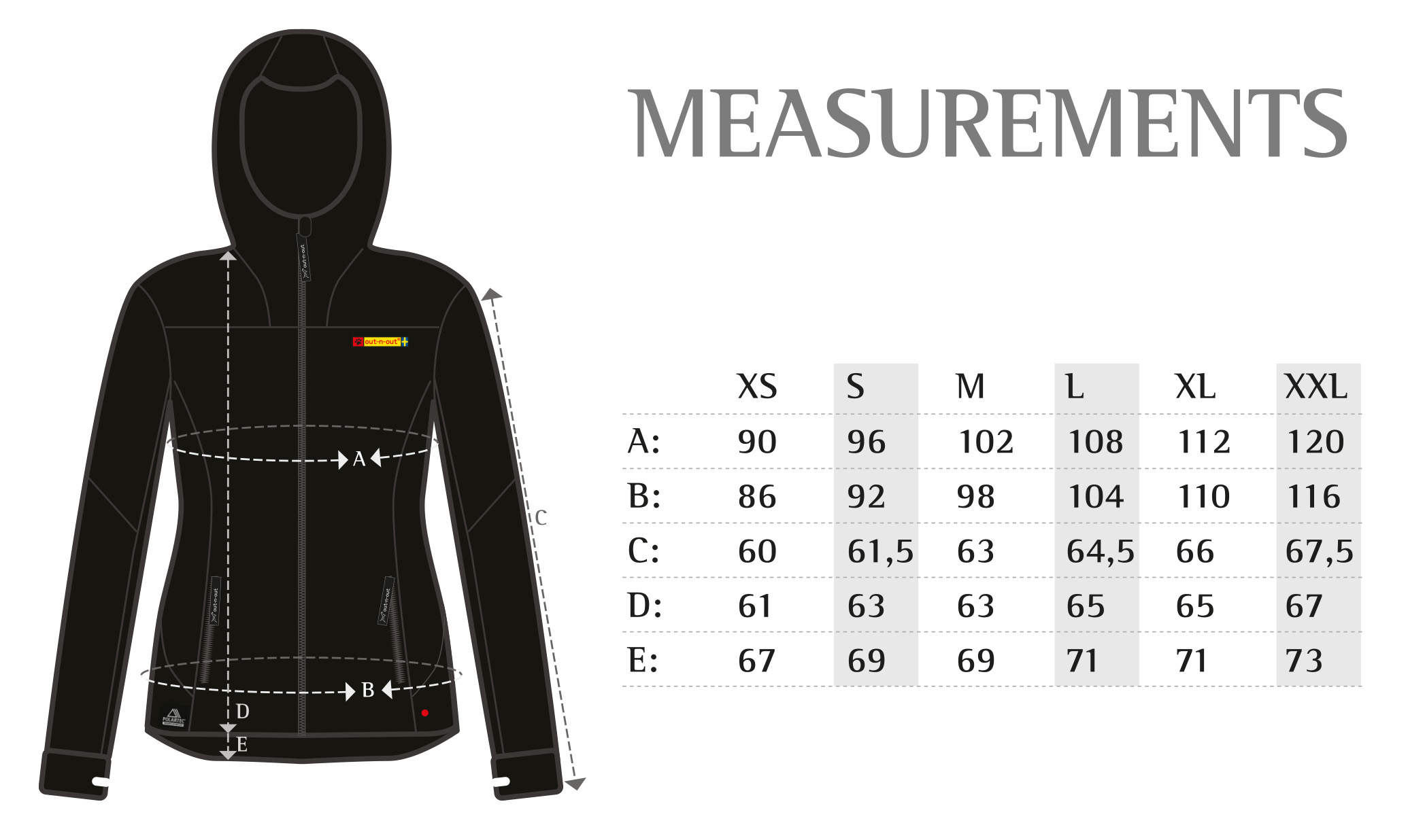 polartec dog jacket