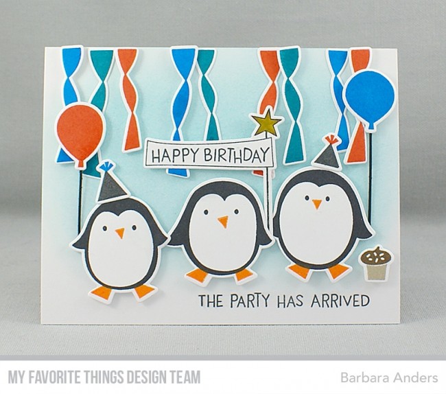 Clear Stamps - Party Penguins - 2