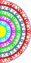 DL188 Circle Lace Mega Doily