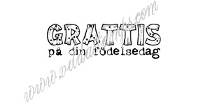 "Grattis på din födelsedag"