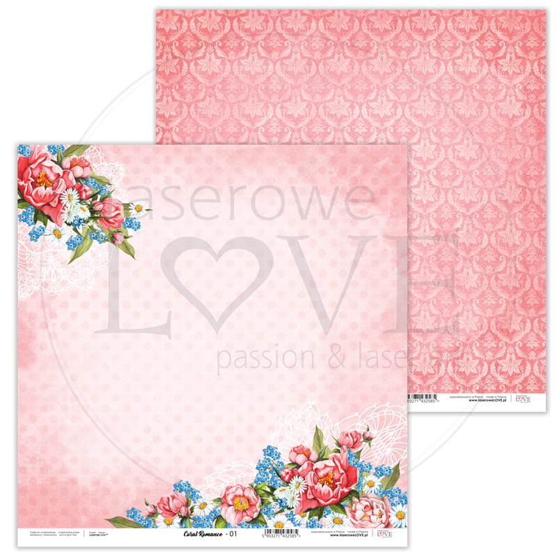 12x12 Coral Romance  01