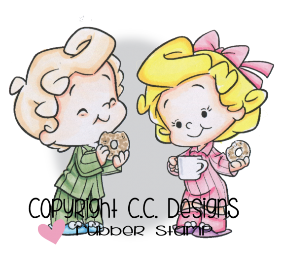 Roberto's Rascals Breakfast Rubber Stamps