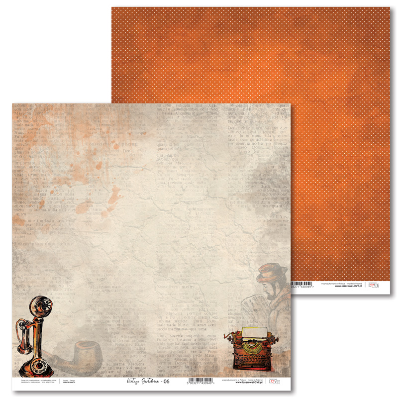 12x12 Vintage Gentelman  06
