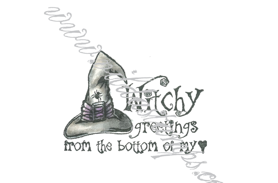 "Witchy greetings from the bottom of my heart"