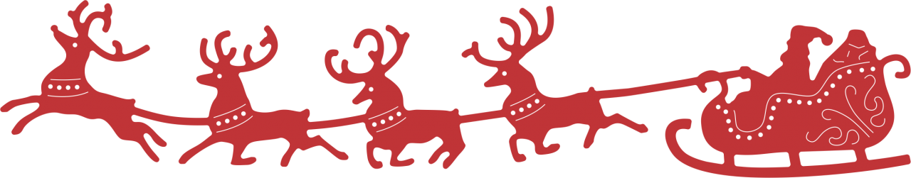 B326 Santa's Sleigh and Reindeer