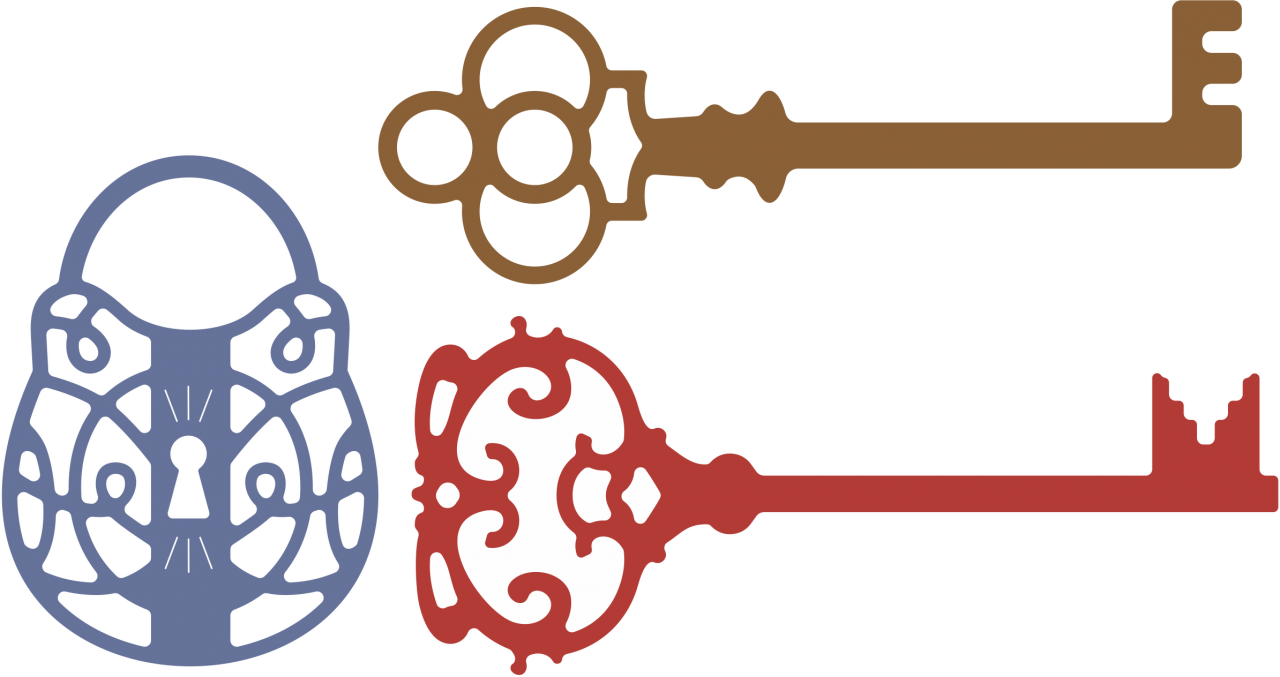 B350 Lock and Keys (Set of 3)