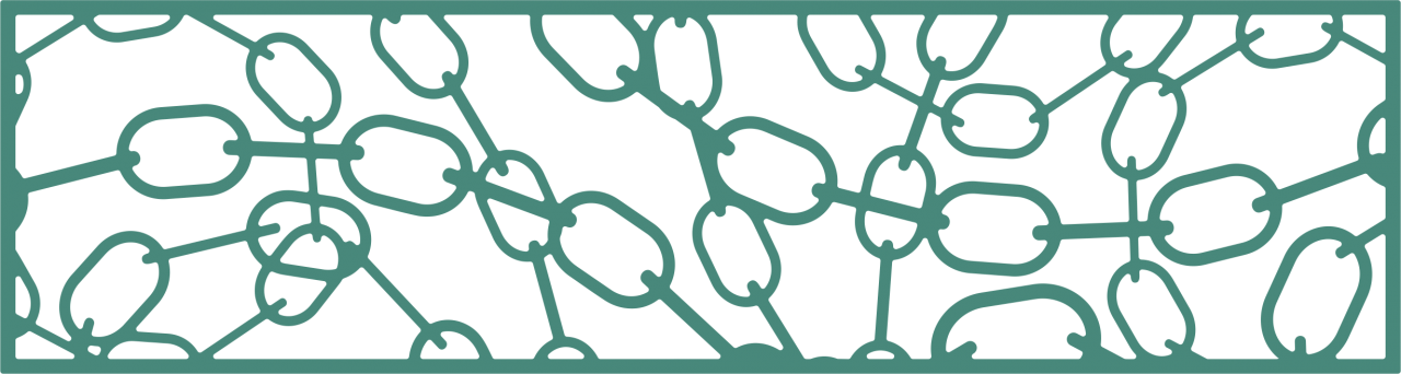 B358 Chain Mesh Border (Steampunk Series)