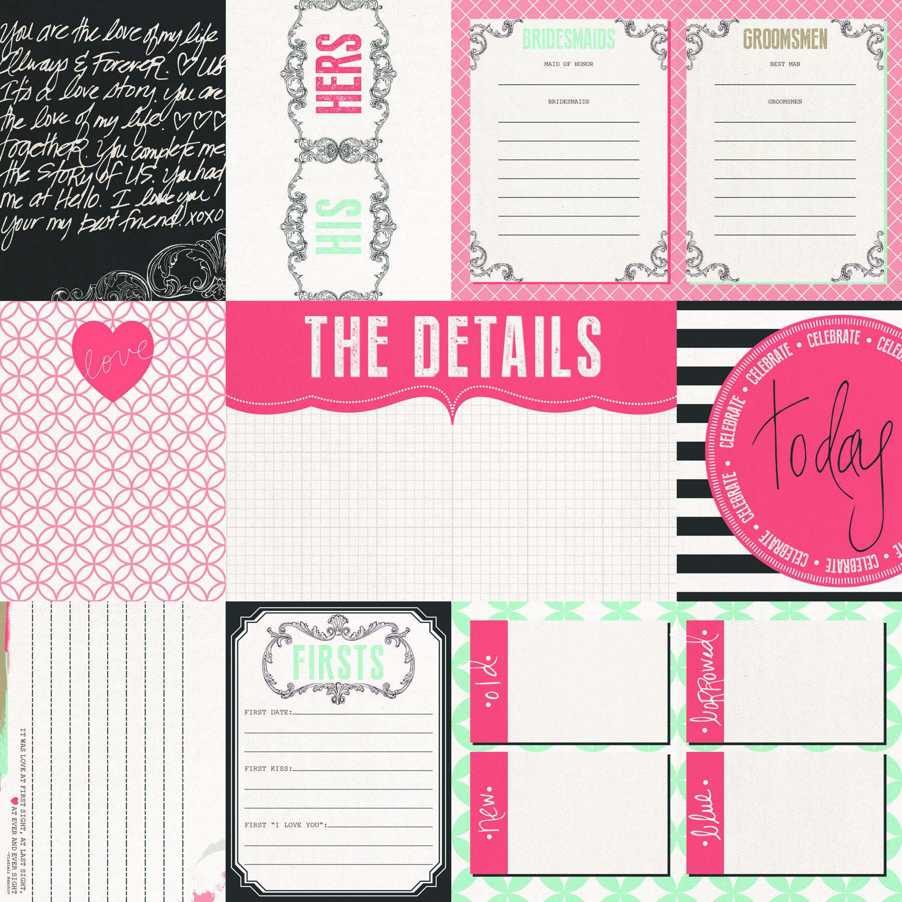Save The Date 12x12