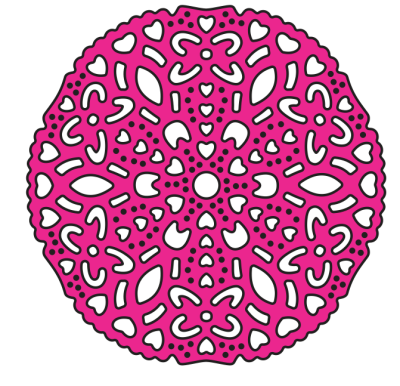 DL236 Waltzing Matilda Tiny Doily