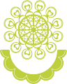 DL242 Kissimmee Doily w/ Angel Wing