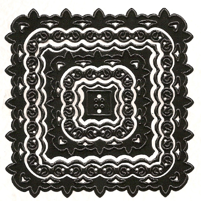 Nellies Multi Frame Die - Square Lily