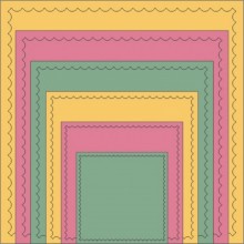 XL3 Square Inverted Scallop