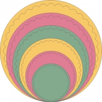 XL5 Circle Scalloped