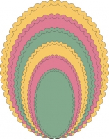 XL9 Oval Inverted Scallop