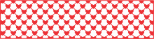 B297 Mesh Hearts (Horizonal) Borders