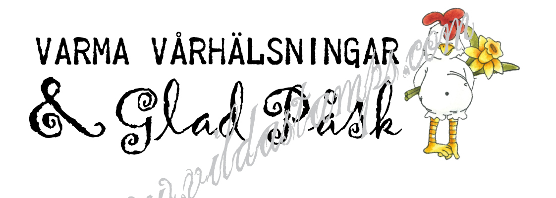 "Varma vårhälsningar & Glad påsk"