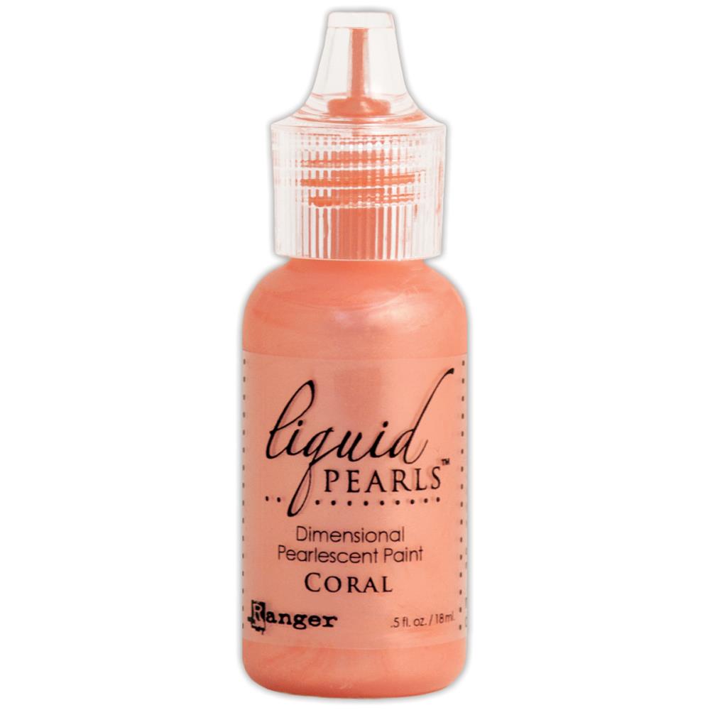 Liquid Pearls Glue 0.5OZ Bottle - Coral