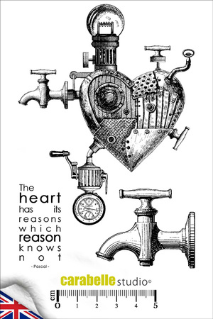 Cling Stamp A6 : The Heart has its reasons