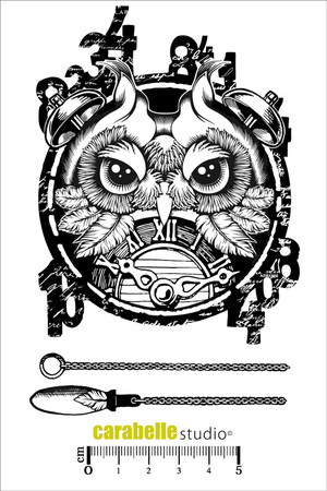 Cling Stamp A6 : Clock