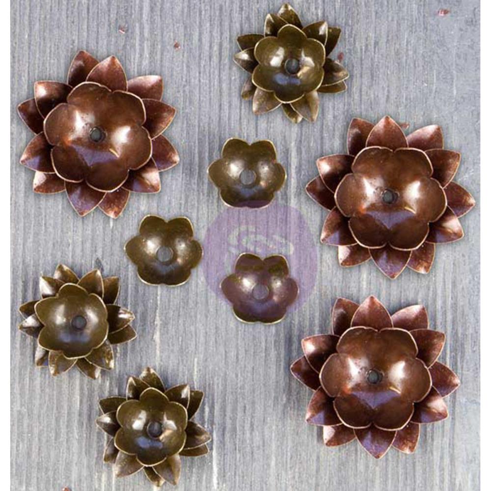 Finnabair Mechanicals Metal Embellishments - Lotus