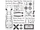 8910 Clear Stamps New Year