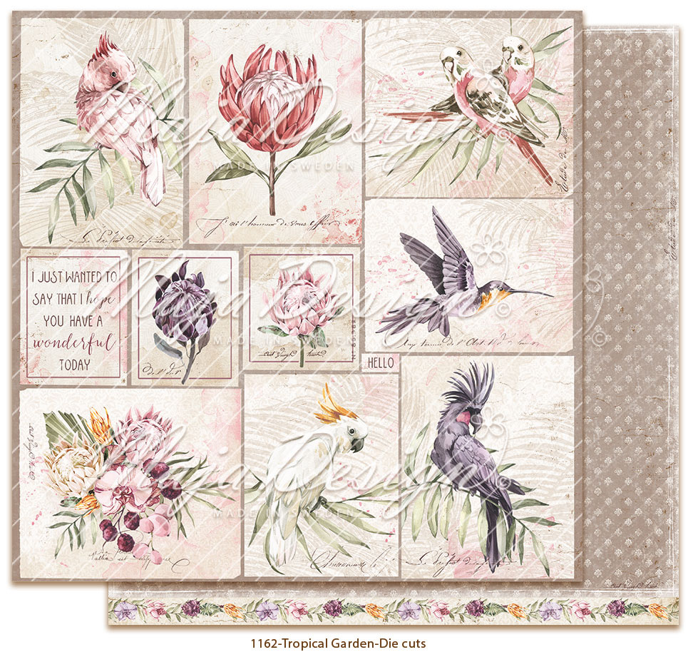 Tropical Garden - Die cuts