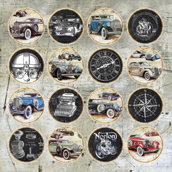 12x12 Vintage Man 07