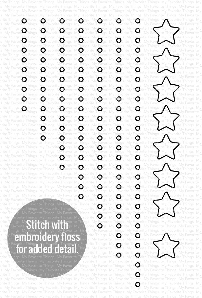 Stitch-able Falling Stars Die-namics - REA
