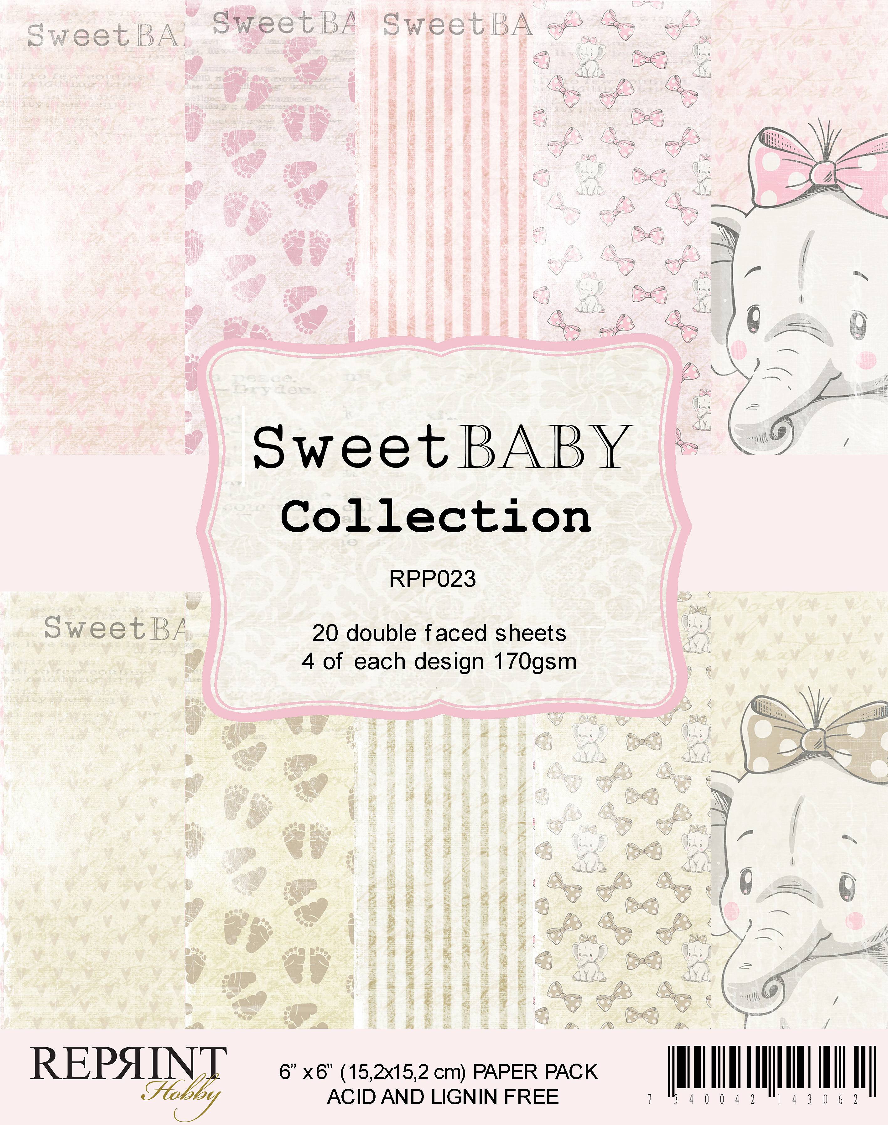 6x6 Sweet Baby Collection pack Pink