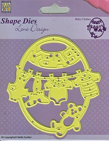 Shape Dies Lene Design "Frame Baby-clothes-bear" 