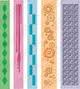 Cuttlebug Embossing Folder Border Set 5.75" 5/Pkg Pop Culture