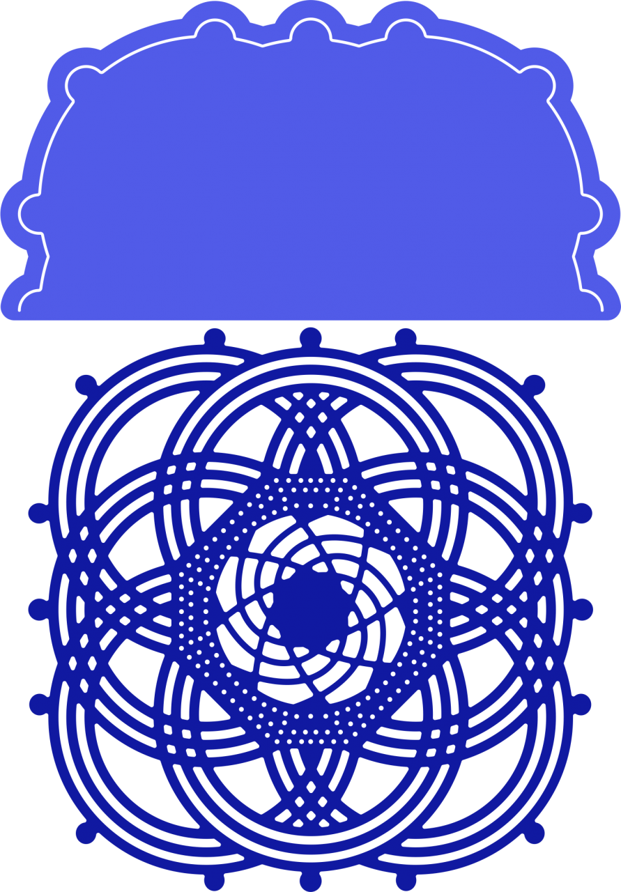 DL261 Infinity Doily w/Angel Wing 
