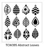 Abstract Leaves 6x6