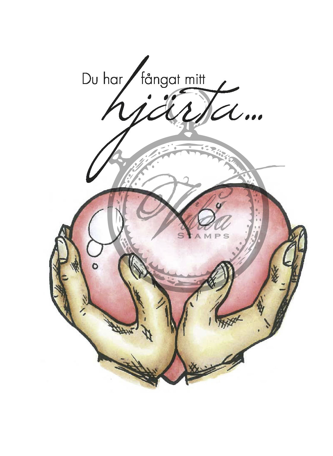 Hands with heart, "Du har fångat mitt hjärta"