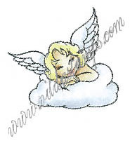 Angel on cloud