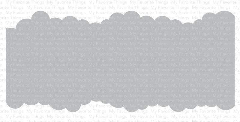 Slimline Cloud Edges Stencil