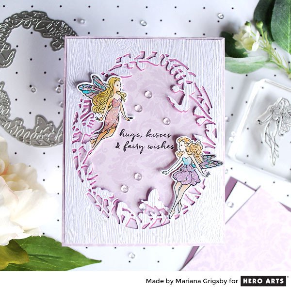 DI320 Floral Border with Frame Fancy Die (E)