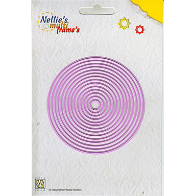 Nellies Multi Frame Die -Straight Round 