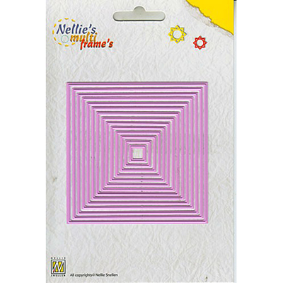Nellies Multi Frame Die -Straight Square