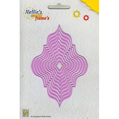 Nellies Multi Frame Die - Straight Eastern Oval