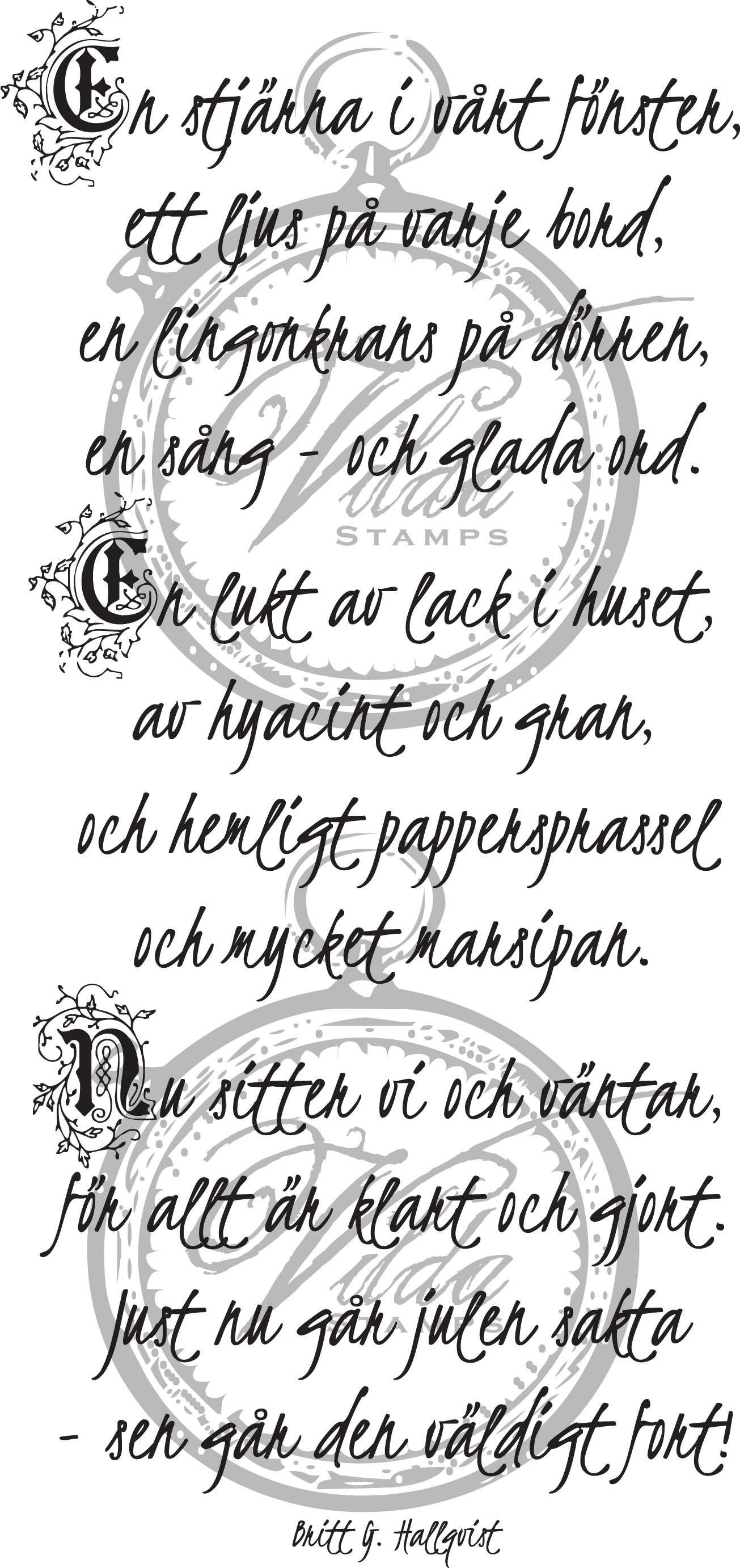 "En stjärna i vårt fönster..."