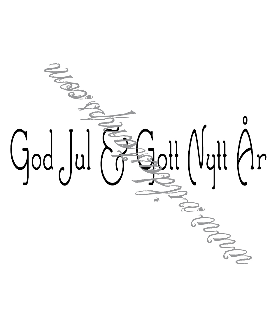 "God jul & gott nytt år"